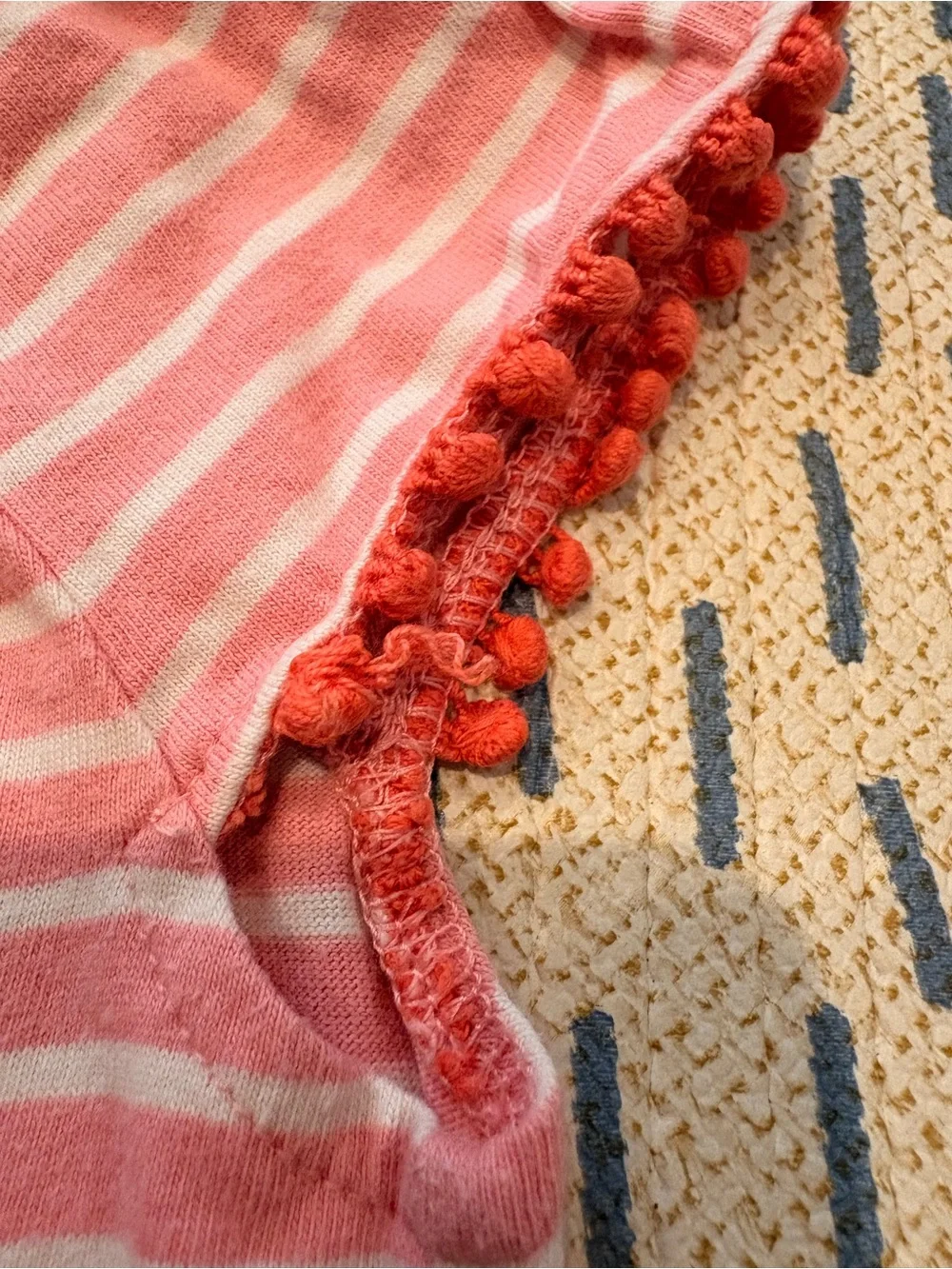 Baby Boden pink striped